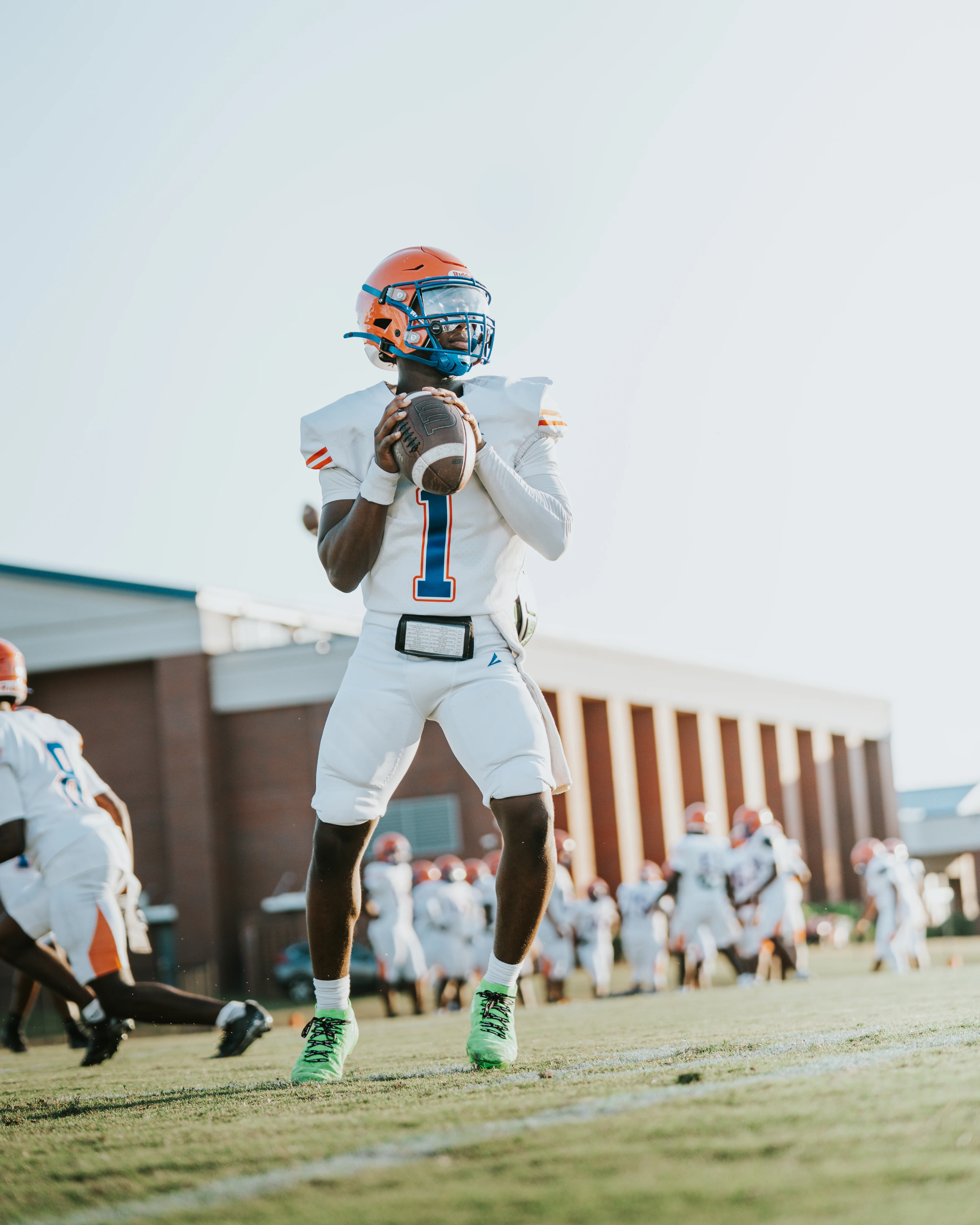Quarterback action